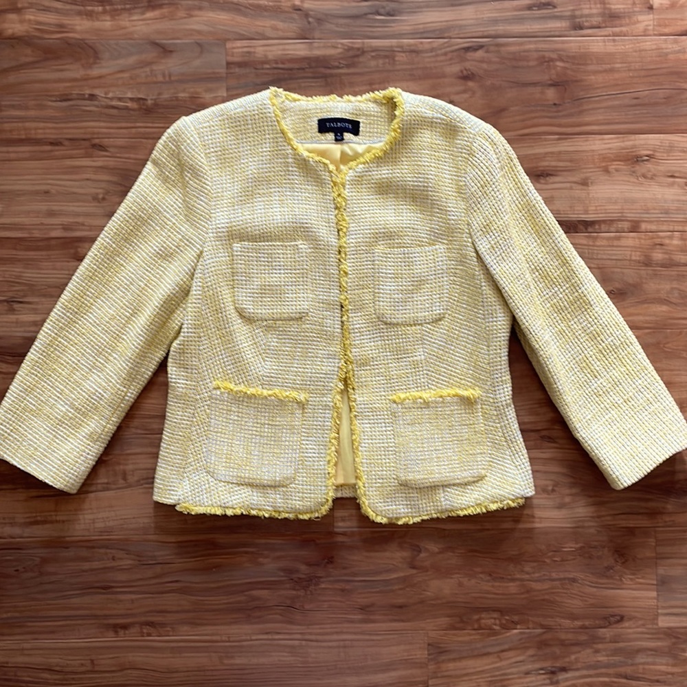 Talbot yellow blazer blazer